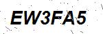 CAPTCHA verification image containing distorted text characters