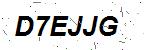 CAPTCHA verification image containing distorted text characters