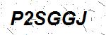 CAPTCHA verification image containing distorted text characters