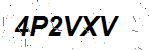 CAPTCHA verification image containing distorted text characters