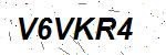 CAPTCHA verification image containing distorted text characters
