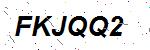 CAPTCHA verification image containing distorted text characters