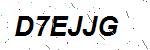 CAPTCHA verification image containing distorted text characters