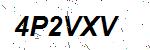 CAPTCHA verification image containing distorted text characters