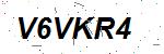 CAPTCHA verification image containing distorted text characters