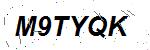 CAPTCHA verification image containing distorted text characters