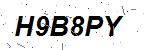 CAPTCHA verification image containing distorted text characters