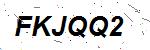 CAPTCHA verification image containing distorted text characters