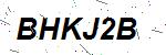 CAPTCHA verification image containing distorted text characters
