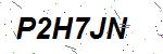 CAPTCHA verification image containing distorted text characters