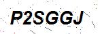 CAPTCHA verification image containing distorted text characters