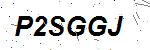 CAPTCHA verification image containing distorted text characters