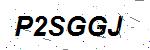 CAPTCHA verification image containing distorted text characters
