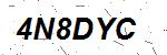 CAPTCHA verification image containing distorted text characters