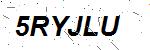 CAPTCHA verification image containing distorted text characters