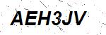 CAPTCHA verification image containing distorted text characters