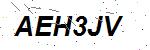 CAPTCHA verification image containing distorted text characters