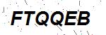 CAPTCHA verification image containing distorted text characters