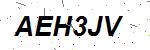 CAPTCHA verification image containing distorted text characters