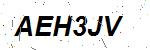 CAPTCHA verification image containing distorted text characters