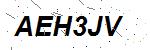 CAPTCHA verification image containing distorted text characters
