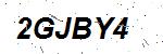 CAPTCHA verification image containing distorted text characters