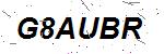 CAPTCHA verification image containing distorted text characters
