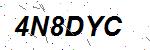 CAPTCHA verification image containing distorted text characters
