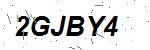 CAPTCHA verification image containing distorted text characters
