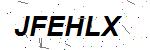 CAPTCHA verification image containing distorted text characters