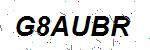 CAPTCHA verification image containing distorted text characters