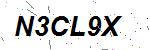 CAPTCHA verification image containing distorted text characters