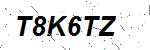 CAPTCHA verification image containing distorted text characters