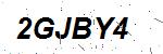 CAPTCHA verification image containing distorted text characters