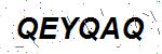 CAPTCHA verification image containing distorted text characters