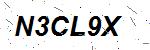 CAPTCHA verification image containing distorted text characters