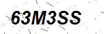 CAPTCHA verification image containing distorted text characters