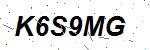 CAPTCHA verification image containing distorted text characters