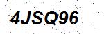 CAPTCHA verification image containing distorted text characters