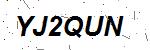 CAPTCHA verification image containing distorted text characters
