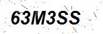 CAPTCHA verification image containing distorted text characters