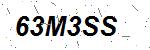 CAPTCHA verification image containing distorted text characters