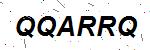 CAPTCHA verification image containing distorted text characters