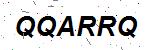 CAPTCHA verification image containing distorted text characters