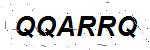 CAPTCHA verification image containing distorted text characters