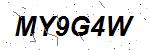 CAPTCHA verification image containing distorted text characters