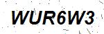 CAPTCHA verification image containing distorted text characters