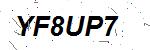 CAPTCHA verification image containing distorted text characters