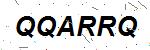 CAPTCHA verification image containing distorted text characters