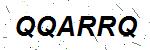 CAPTCHA verification image containing distorted text characters